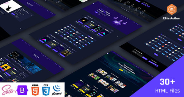 Enftomark - NFT Marketplace Website template