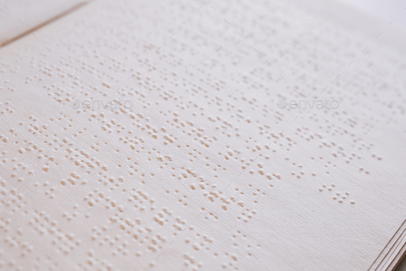 Braille Font Background - Stock Photo - Images