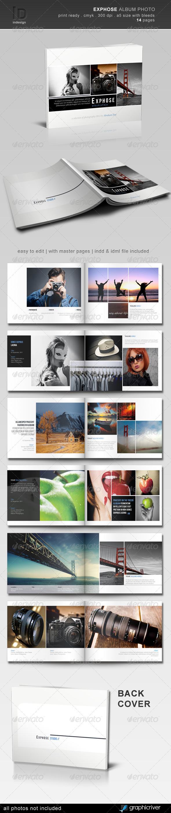 Exphose Album Photo - Photo Albums Print Templates