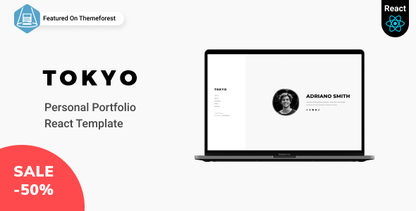 Tokyo - React Personal Portfolio Template