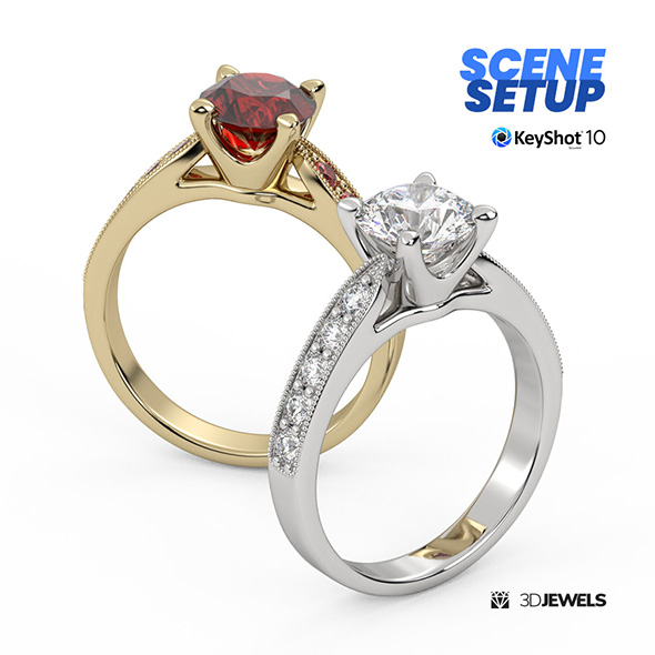 Realistic Scene Setup for Jewelry Rendering with KeyShot 10