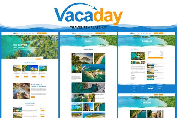 Vacaday - Travel - ThemeForest 33525902