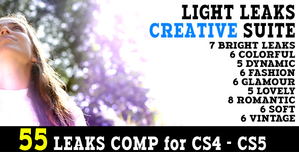 Light Leaks Creative Suite - 55 Animations