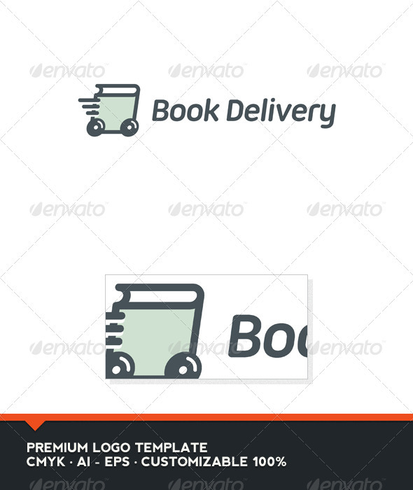 Book Delivery Logo Template - Objects Logo Templates