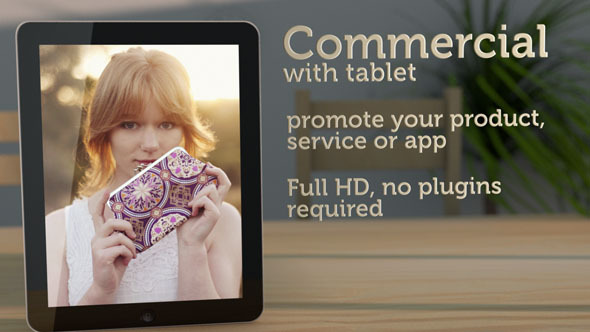 Commercial With Tablet - VideoHive 3050604