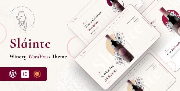 Slainte -  Winery & Wine Store WordPress Theme