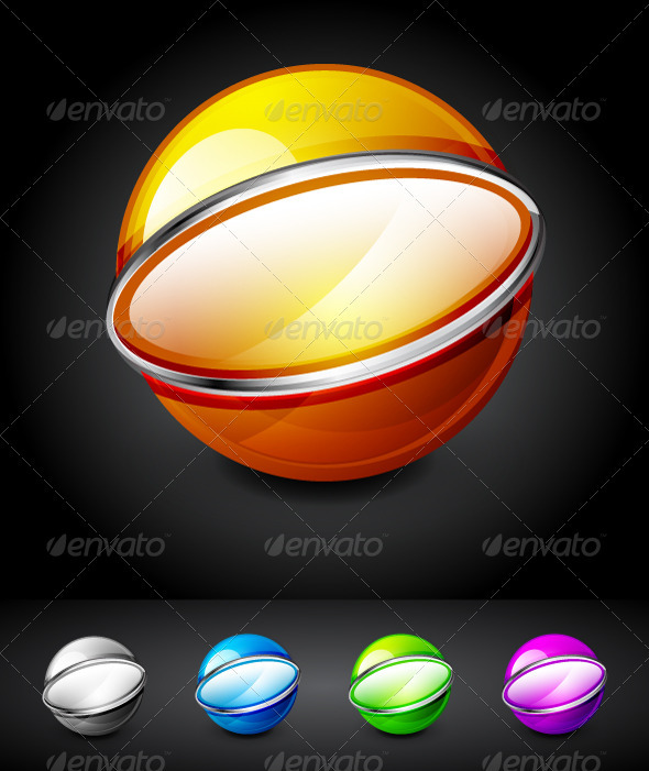 Hi-tech 3d Spheres - Decorative Symbols Decorative