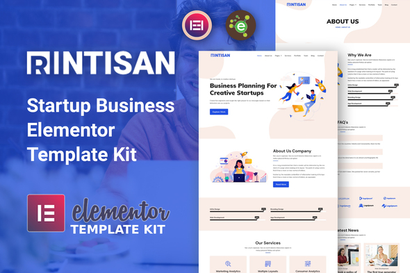Rintisan - Startup - ThemeForest 33486743