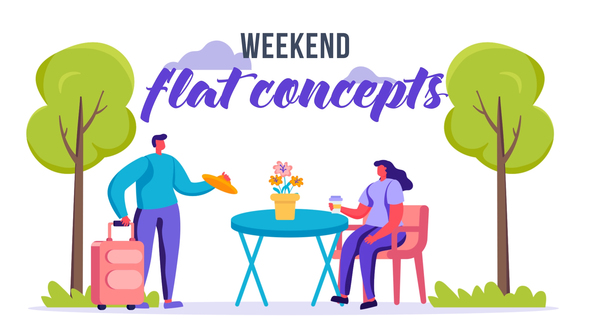 Weekend - Flat Concept