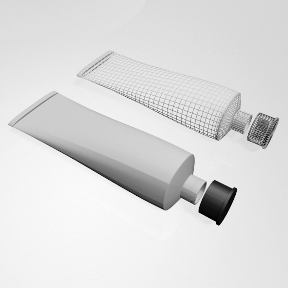 Aluminium Barrier Tube - 3Docean 33545601