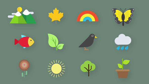 Nature Animated Icons