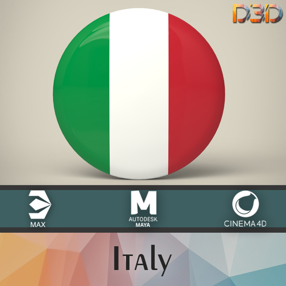 Italy Badge - 3Docean 33554127