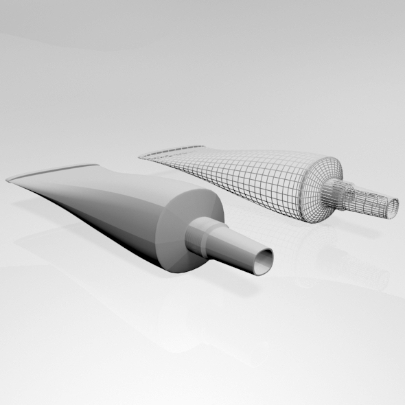 Aluminium Barrier Tube - 3Docean 33554546