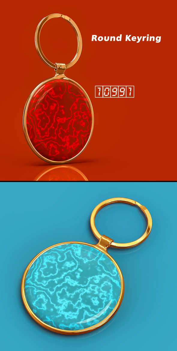 Keyring With Round - 3Docean 33558934