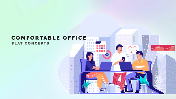 Comfortable office - VideoHive 33559846