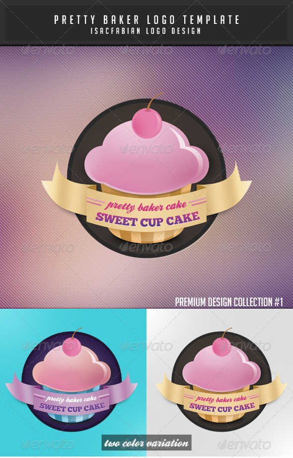 Pretty Baker Logo Template - Food Logo Templates