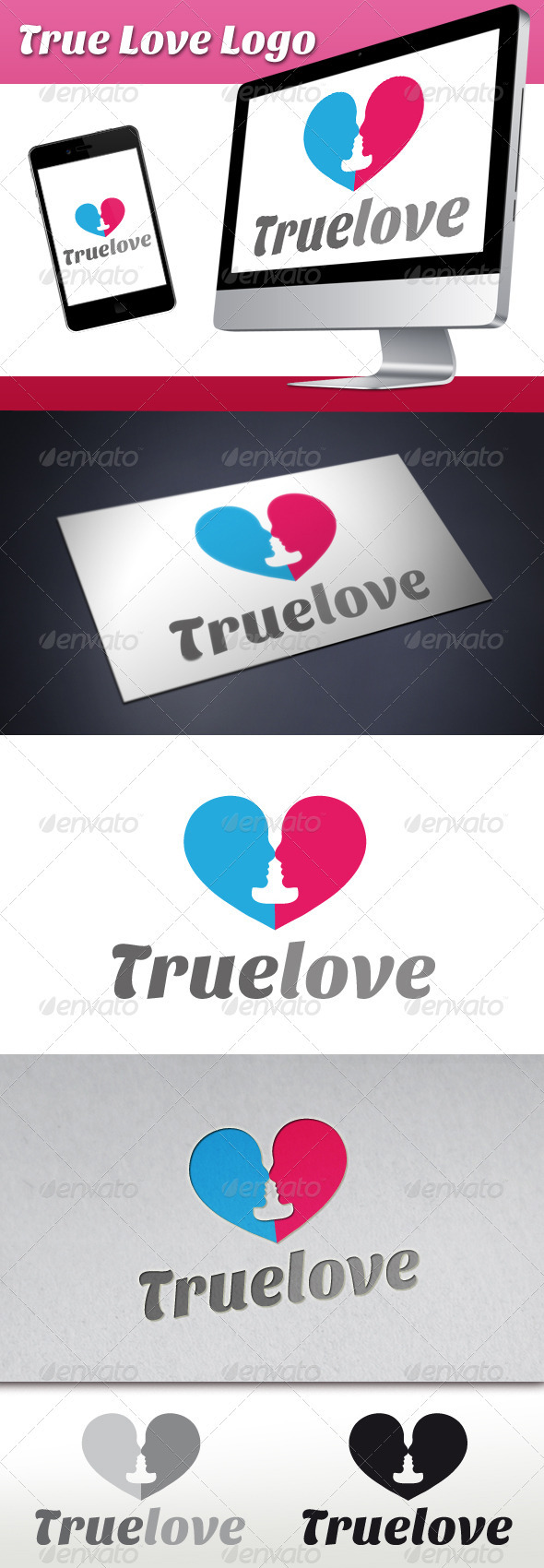 True Love Logo - Humans Logo Templates