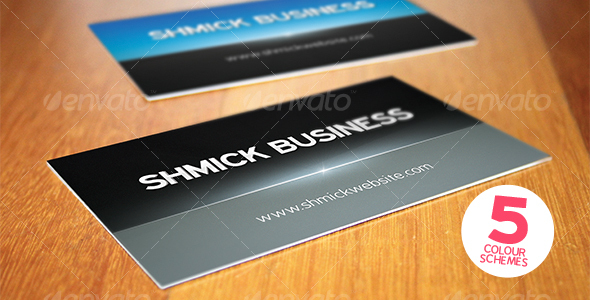 Print ready shmick professional business card - Corporate Business Cards
