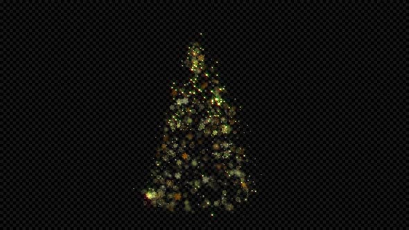 Magic Christmas Tree with Alpha