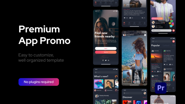 Premium Clean App Promo for Premiere Pro