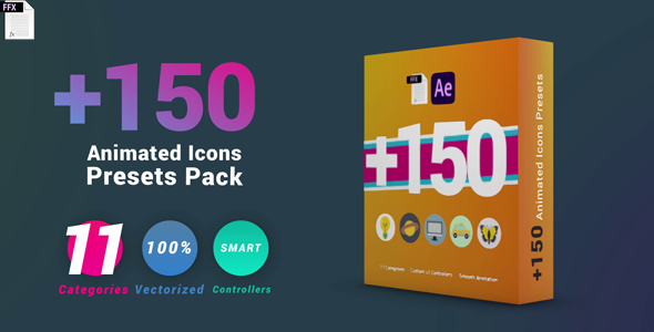 150 Animated Icons Toolkit