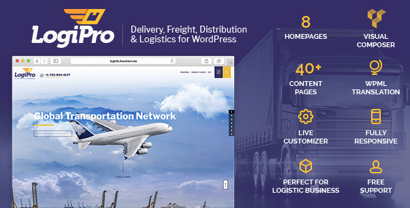LogiPro - Delivery - ThemeForest 20362738