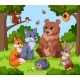 Cute Animal in Forest