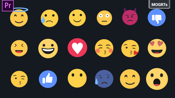 Emojis Pack - MOGRTs