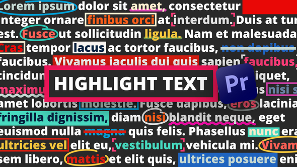 Highlight Text | Premiere Pro