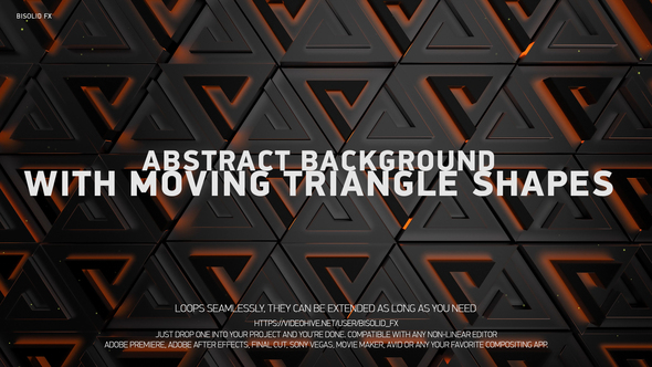 Abstract Background With Moving Triangle Shapes alt