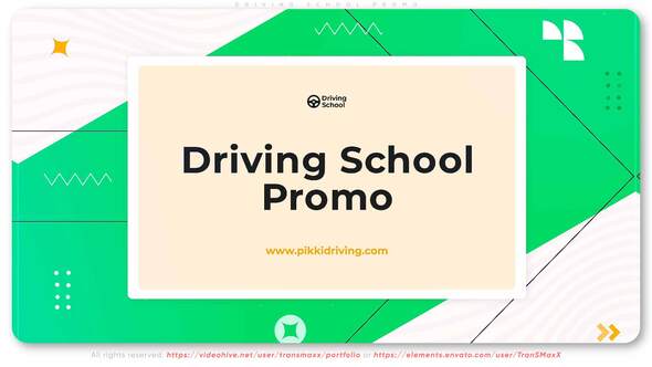 Driving School Promo - VideoHive 33601874