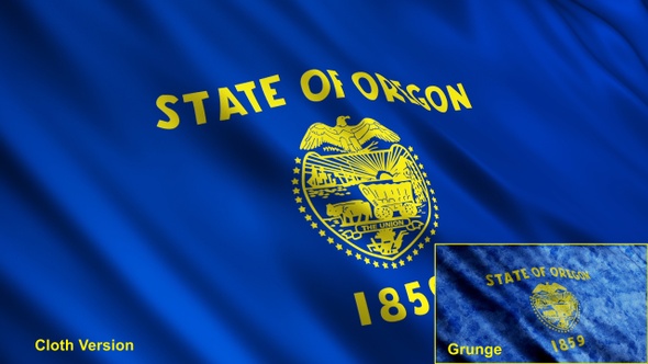 Oregon State Flags alt