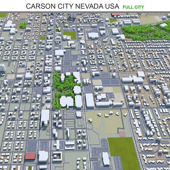 Carson City Nevada - 3Docean 33610209