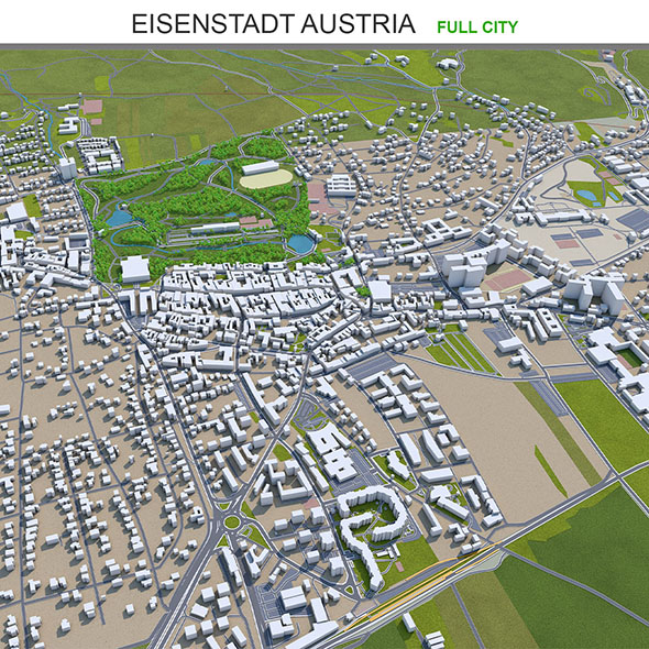 Eisenstadt city Austria - 3Docean 33610513