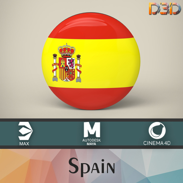 Spain Badge - 3Docean 33610666