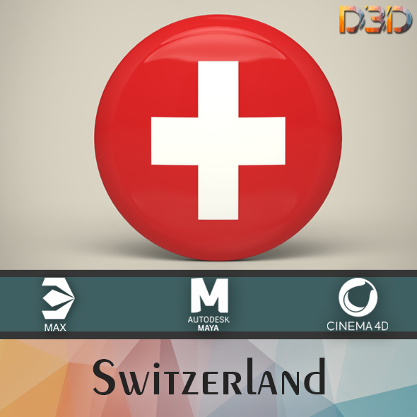 Switzerland Badge - 3Docean 33610807