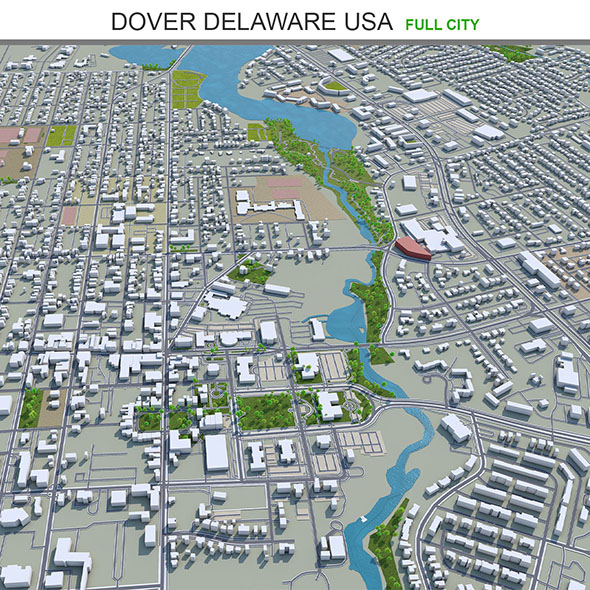 Dover city Delaware - 3Docean 33611011