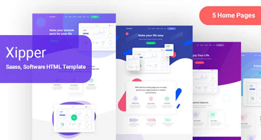 Landing Page Template for App & Saas Products
