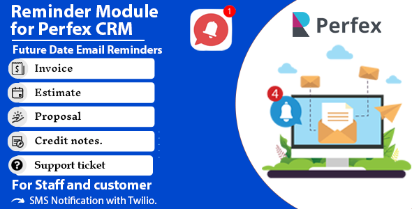 Reminder module for Perfex CRM