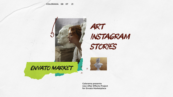 Art Instagram Stories - VideoHive 33618610