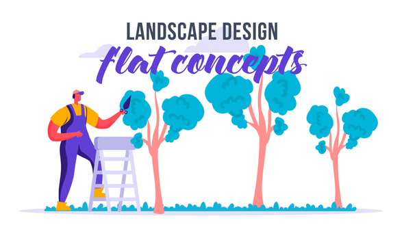 Landscape design - Flat Concept