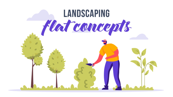 Landscaping - Flat Concept
