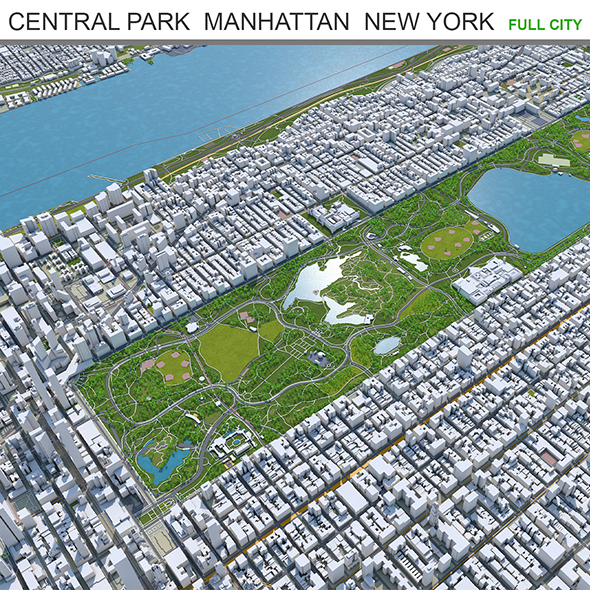 Central Park Manhattan - 3Docean 33622413