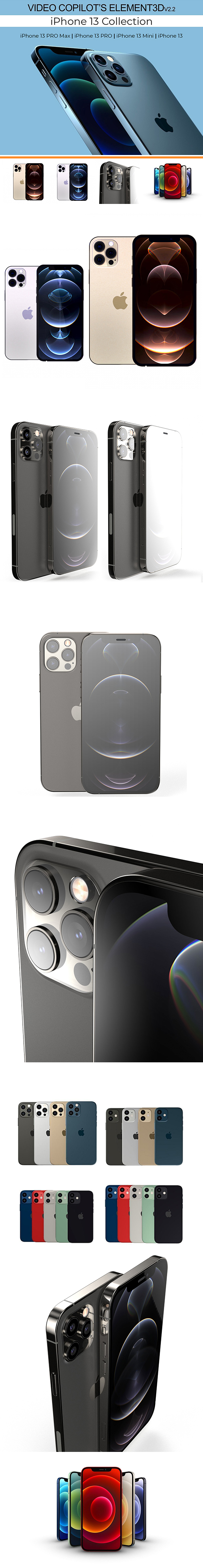 iPhone 13 Concept - 3Docean 33625207