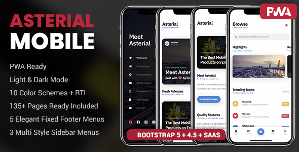 Asterial Mobile - ThemeForest 23627582