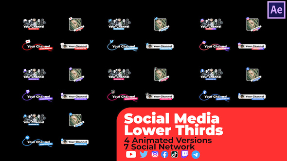 Social Media Lower - VideoHive 33633260