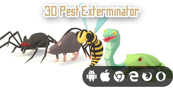 3D Pest Exterminator - Hyper Casual Shooting Game