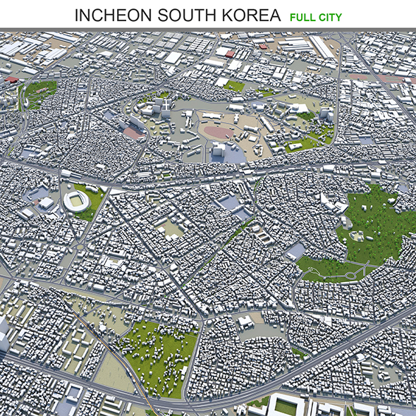 Incheon city South - 3Docean 33634839
