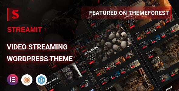 Streamit Video - ThemeForest 29772881