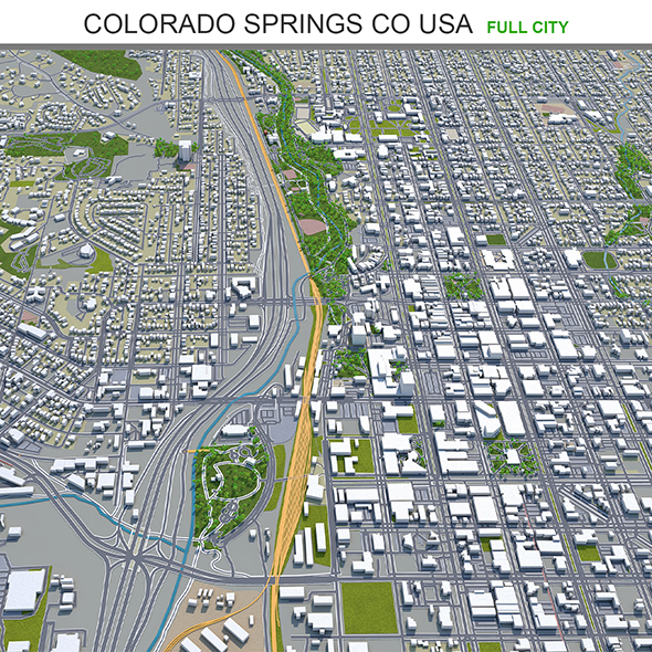 Colorado Springs city - 3Docean 33635204